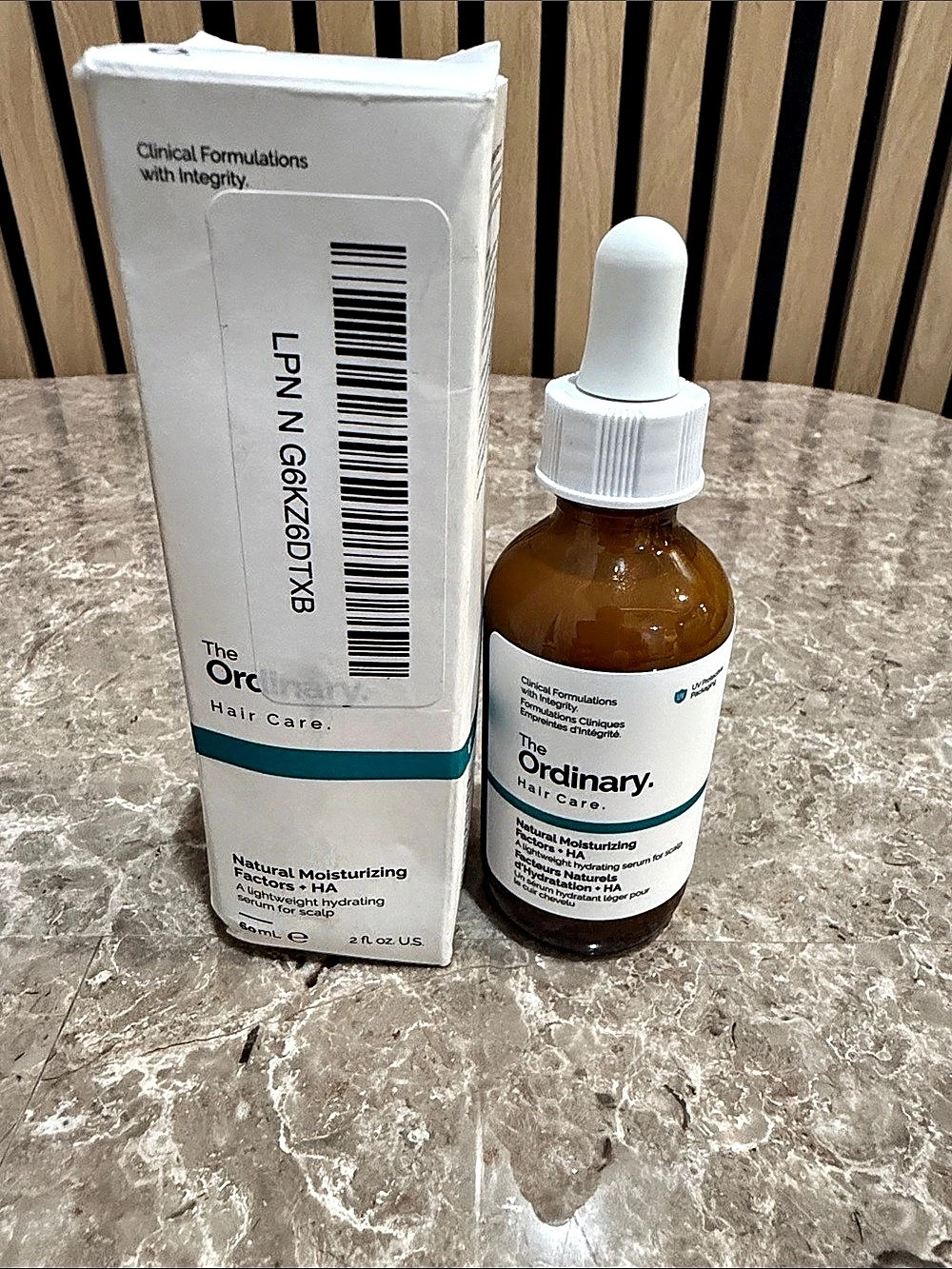 The Ordinary Hair Care Natural Moisturizing Factors + Hyaluronic Acid BNIB